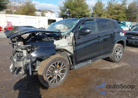 2017 Mitsubishi Outlander Sport 2.0 Es/2.0 Le из США, поврежденный, VIN JA4AR3AU7HZ023788